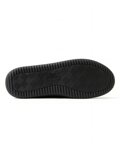 Men's Woodstock Energy Return Moccasin Slippers Black $44.10 Shoes