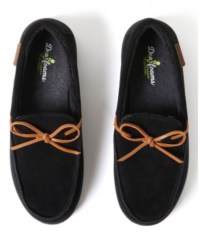 Men's Woodstock Energy Return Moccasin Slippers Black $44.10 Shoes