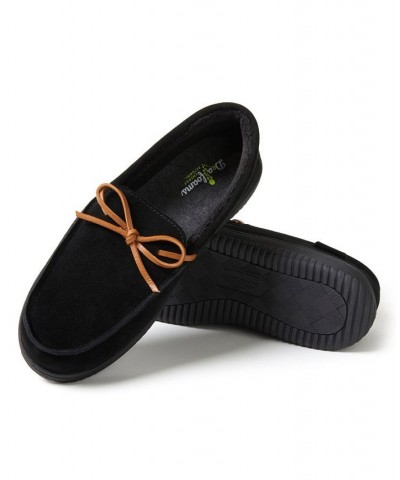 Men's Woodstock Energy Return Moccasin Slippers Black $44.10 Shoes