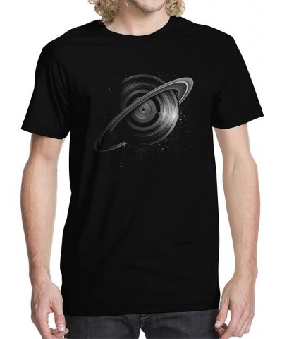 Men's Vinyl Rings Graphic T-shirt $15.05 T-Shirts