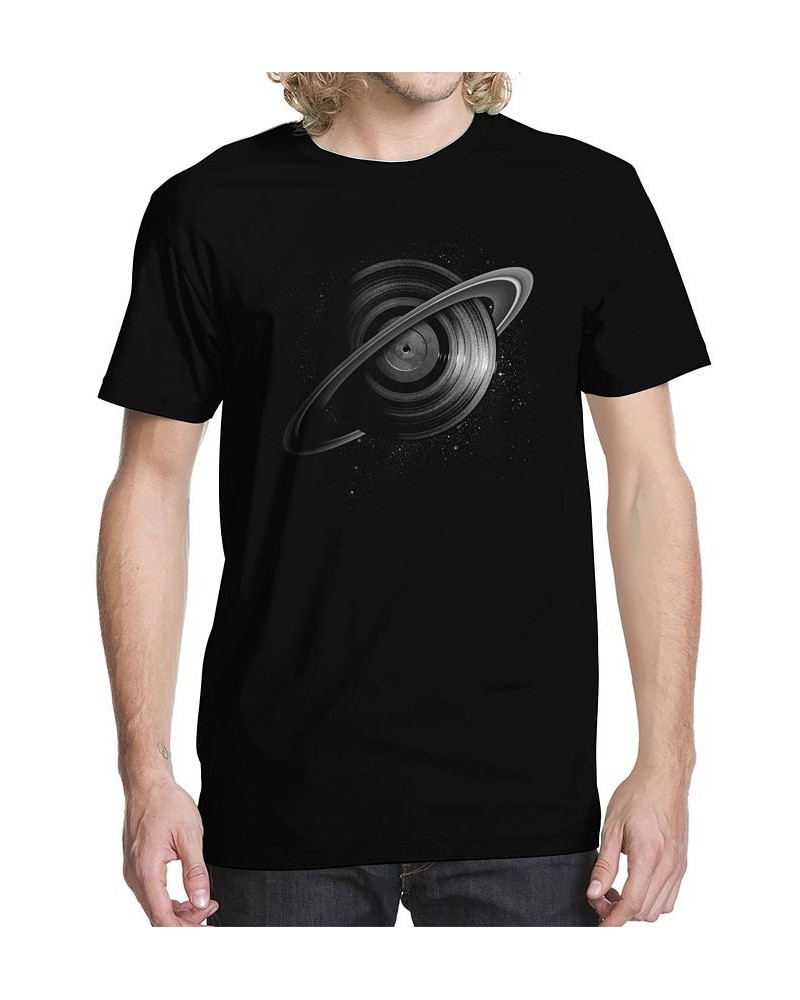 Men's Vinyl Rings Graphic T-shirt $15.05 T-Shirts