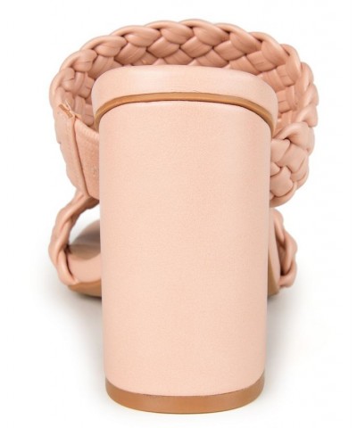 Women's Melissa Woven Sandals Pink $45.89 Shoes