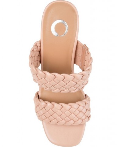 Women's Melissa Woven Sandals Pink $45.89 Shoes