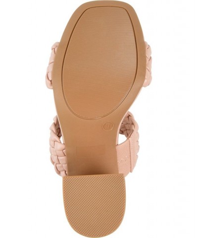 Women's Melissa Woven Sandals Pink $45.89 Shoes