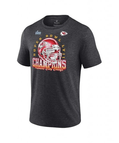 Men's Branded Heather Charcoal Kansas City Chiefs Super Bowl LVII Champions Big and Tall Still Prime T-shirt $21.73 T-Shirts