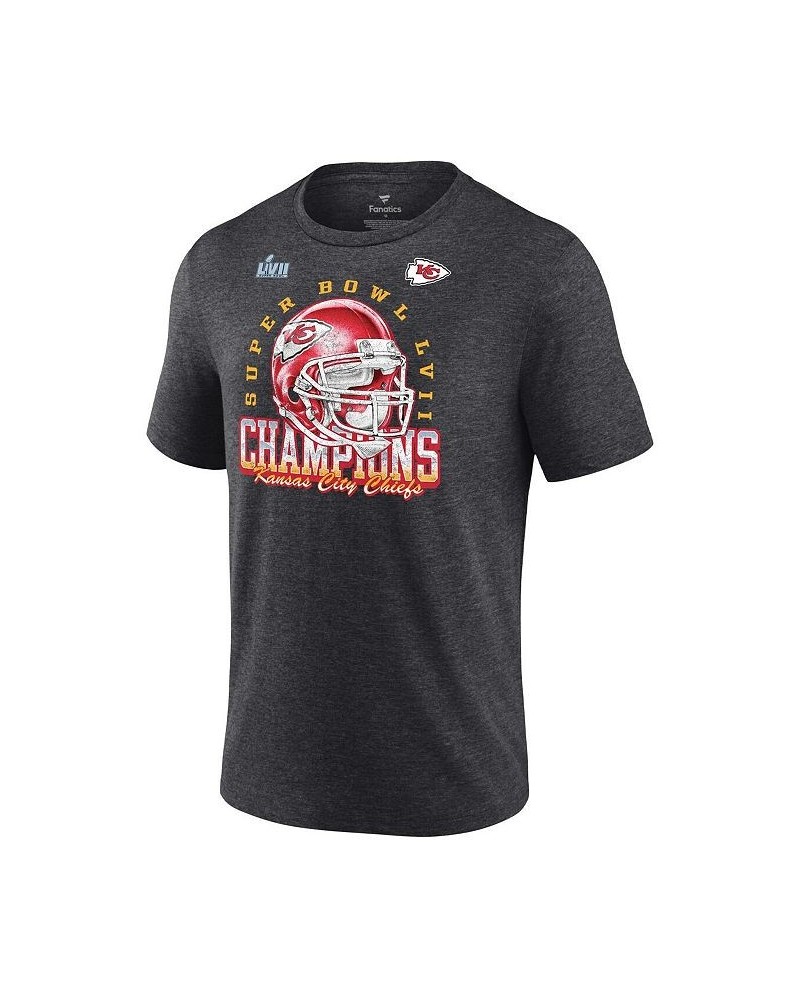 Men's Branded Heather Charcoal Kansas City Chiefs Super Bowl LVII Champions Big and Tall Still Prime T-shirt $21.73 T-Shirts