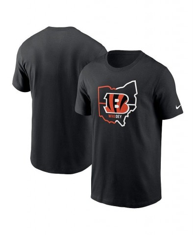 Men's Black Cincinnati Bengals Essential Local Phrase T-shirt $20.15 T-Shirts