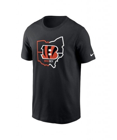 Men's Black Cincinnati Bengals Essential Local Phrase T-shirt $20.15 T-Shirts