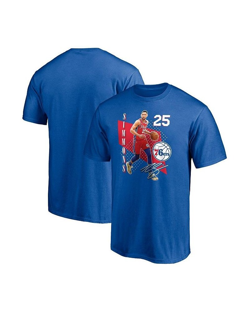 Men's Branded Ben Simmons Royal Philadelphia 76ers Pick and Roll T-shirt $18.90 T-Shirts