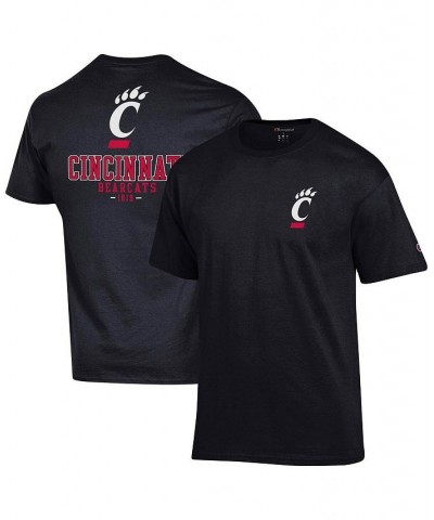 Men's Black Cincinnati Bearcats Stack 2-Hit T-shirt $23.39 T-Shirts