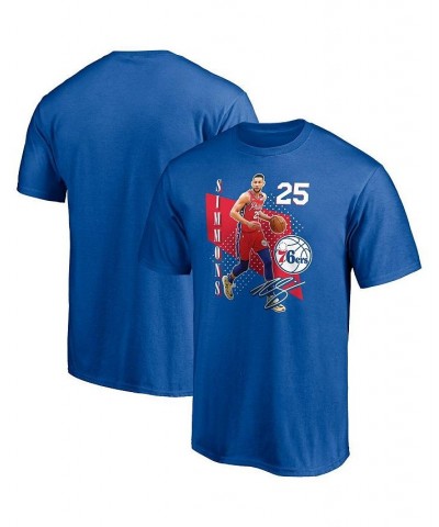 Men's Branded Ben Simmons Royal Philadelphia 76ers Pick and Roll T-shirt $18.90 T-Shirts