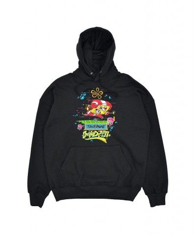 Men's Black NFL SpongeBob x King Saladeen Pullover Hoodie $38.49 Sweatshirt