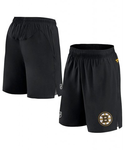 Men's Branded Black Boston Bruins Authentic Pro Rink Shorts $39.74 Shorts