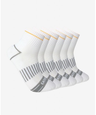 Men's Half Cushion Quarter Socks, Pack of 6 Multi $16.80 Socks