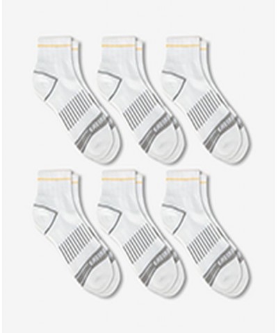 Men's Half Cushion Quarter Socks, Pack of 6 Multi $16.80 Socks