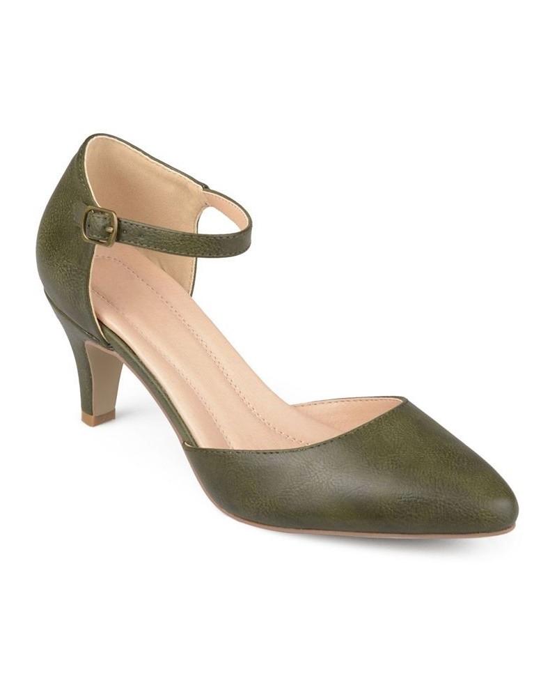 Women's Bettie Heels Green $36.90 Shoes