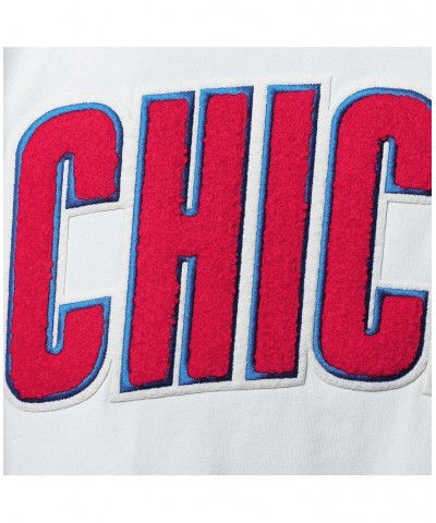 Men's White Chicago Cubs Team Logo T-shirt $32.99 T-Shirts