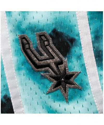 Men's Teal San Antonio Spurs Hardwood Classics 1998 Galaxy Swingman Shorts $37.20 Shorts