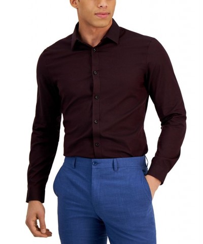 Men's Ringo Pindot Shirt Purple $21.47 Shirts