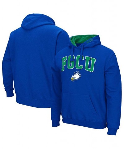 Men's Blue Florida Gulf Coast Eagles Arch & Logo Pullover Hoodie $27.60 Sweatshirt