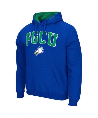 Men's Blue Florida Gulf Coast Eagles Arch & Logo Pullover Hoodie $27.60 Sweatshirt