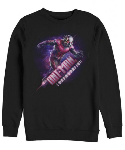 Marvel Men's Avengers Endgame I Am Ant-man Geometric Galaxy, Crewneck Fleece Black $22.00 Sweatshirt