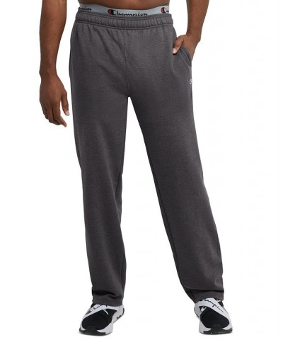 Men's Big & Tall Powerblend Open Bottom Fleece Sweatpants PD02 $19.69 Pants