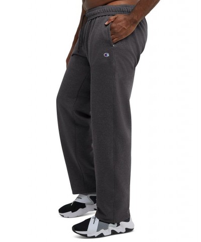 Men's Big & Tall Powerblend Open Bottom Fleece Sweatpants PD02 $19.69 Pants