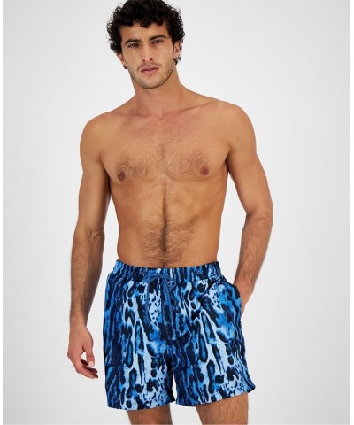 Men's Ocelot Volley Swim Trunks Blue $16.19 Swimsuits