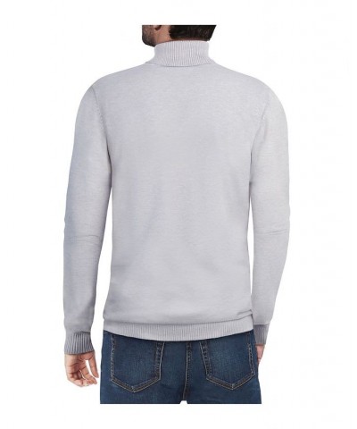 Men's Turtleneck Pull Over Sweater Light Heather Gray $22.00 Sweaters