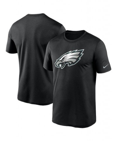 Men's Black Philadelphia Eagles Logo Essential Legend Performance T-shirt $20.00 T-Shirts