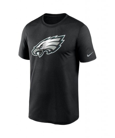 Men's Black Philadelphia Eagles Logo Essential Legend Performance T-shirt $20.00 T-Shirts