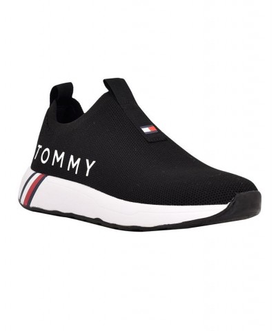 Women's Aliah Sporty Slip-On Sneakers Black $41.08 Shoes