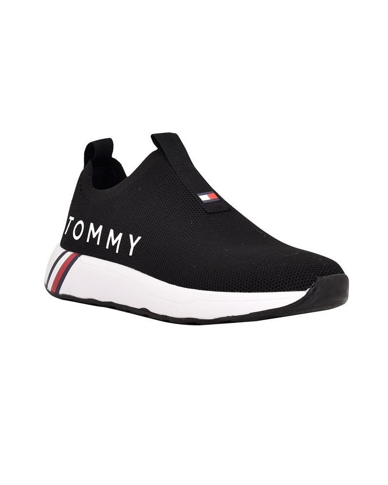 Women's Aliah Sporty Slip-On Sneakers Black $41.08 Shoes