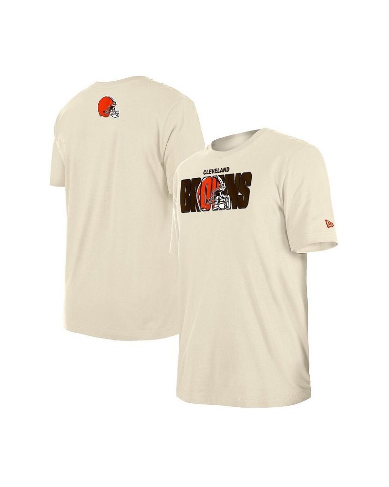 Men's Cream Cleveland Browns 2023 NFL Draft T-shirt $28.04 T-Shirts