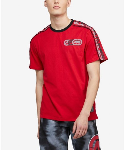 Men's Short Sleeves Tripiped T-shirt Red $24.94 T-Shirts