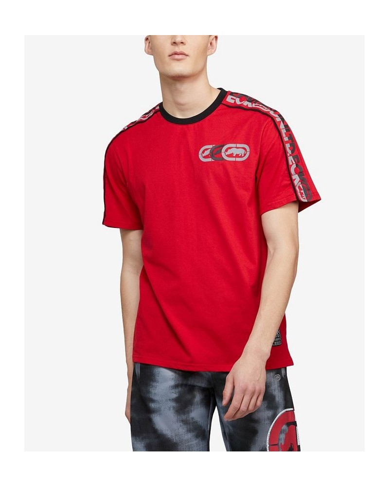 Men's Short Sleeves Tripiped T-shirt Red $24.94 T-Shirts