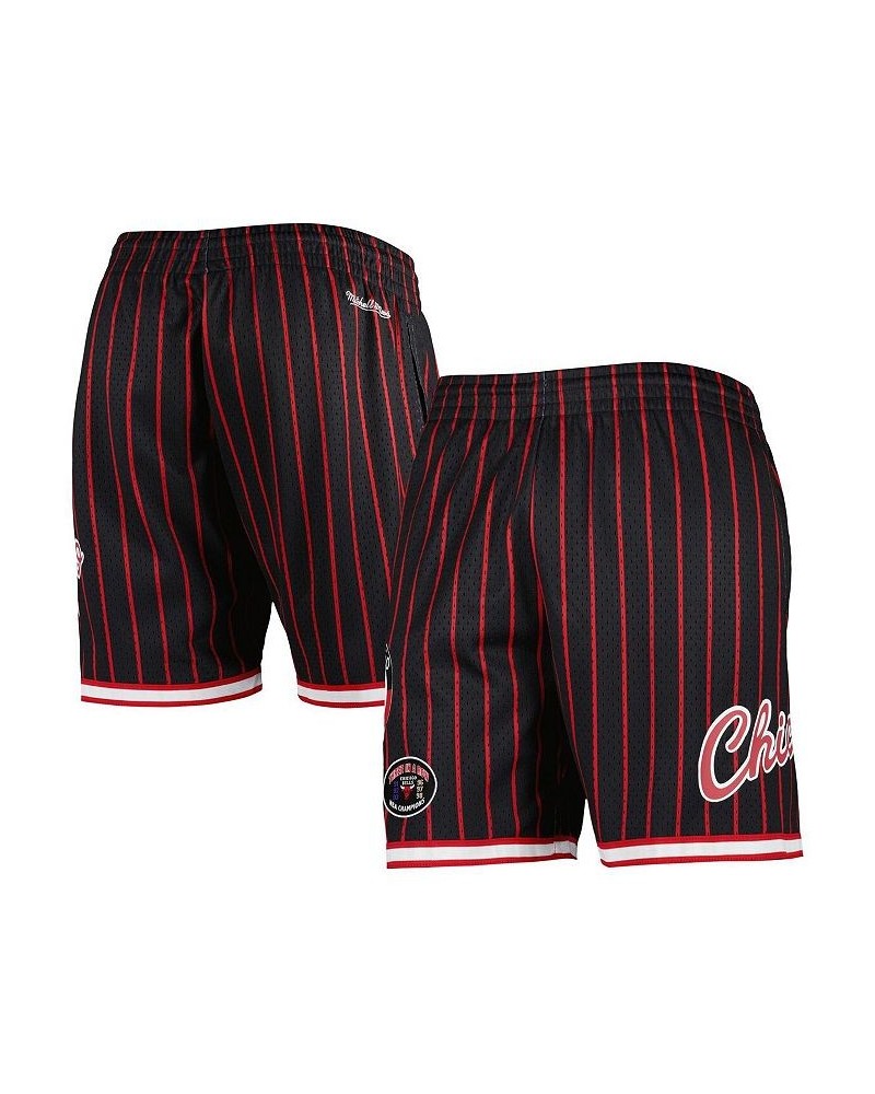 Men's Black Chicago Bulls City Collection Heritage Mesh Shorts $53.90 Shorts