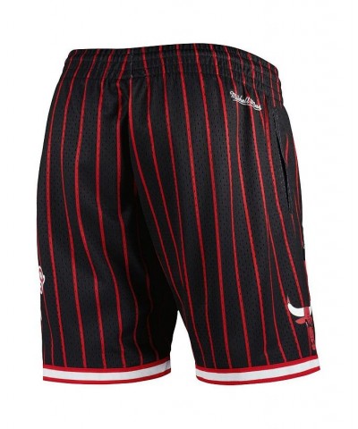 Men's Black Chicago Bulls City Collection Heritage Mesh Shorts $53.90 Shorts