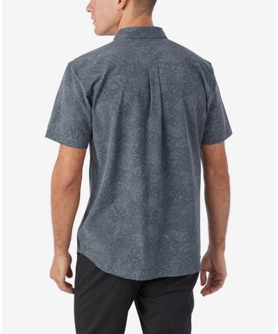 Men's TRVLR UPF Traverse Short Sleeve Standard Woven Shirt Black $38.96 Shirts