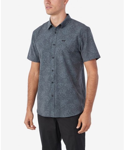 Men's TRVLR UPF Traverse Short Sleeve Standard Woven Shirt Black $38.96 Shirts