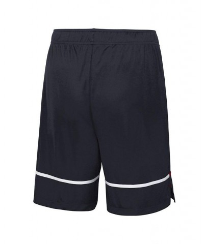 Men's Navy Houston Texans Combine Authentic Rusher Training Shorts $21.12 Shorts