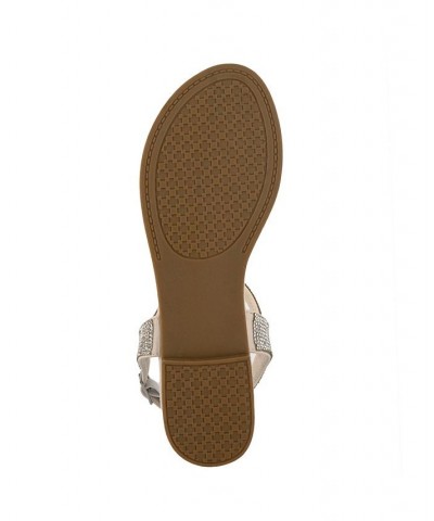 Women's Pedra Thong Sandals Ivory/Cream $27.00 Shoes