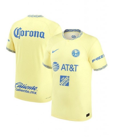 Men's Yellow Club America 2022/23 Home Authentic Jersey $68.40 Jersey