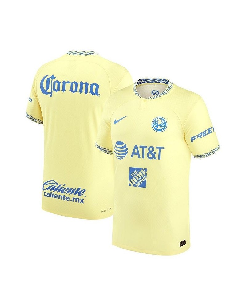 Men's Yellow Club America 2022/23 Home Authentic Jersey $68.40 Jersey