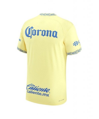 Men's Yellow Club America 2022/23 Home Authentic Jersey $68.40 Jersey