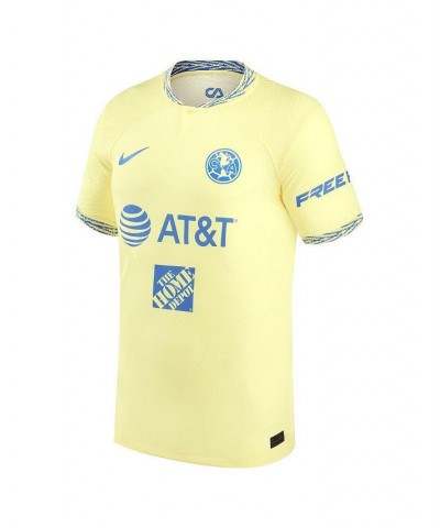 Men's Yellow Club America 2022/23 Home Authentic Jersey $68.40 Jersey