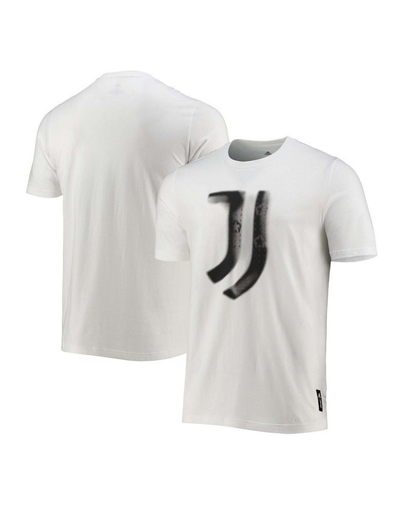 Men's White Juventus Club Crest T-shirt $16.80 T-Shirts