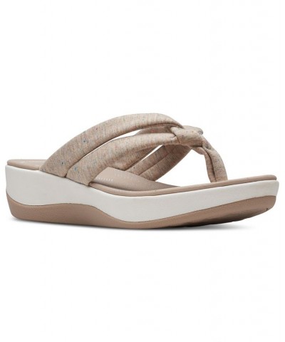 Women's Cloudsteppers™ Arla Kaylie Slip-On Thong Sandals Tan/Beige $39.75 Shoes