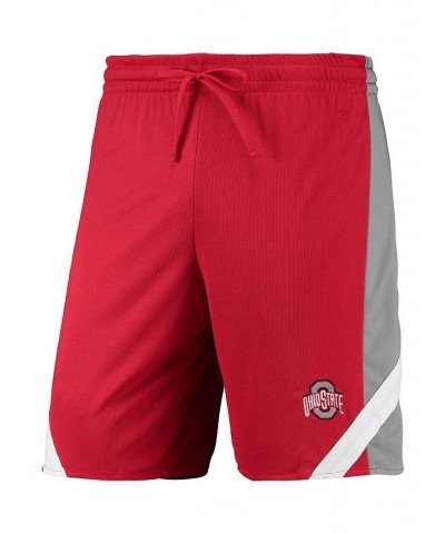 Men's Scarlet and Gray Ohio State Buckeyes Am I Wrong Reversible Shorts $28.49 Shorts